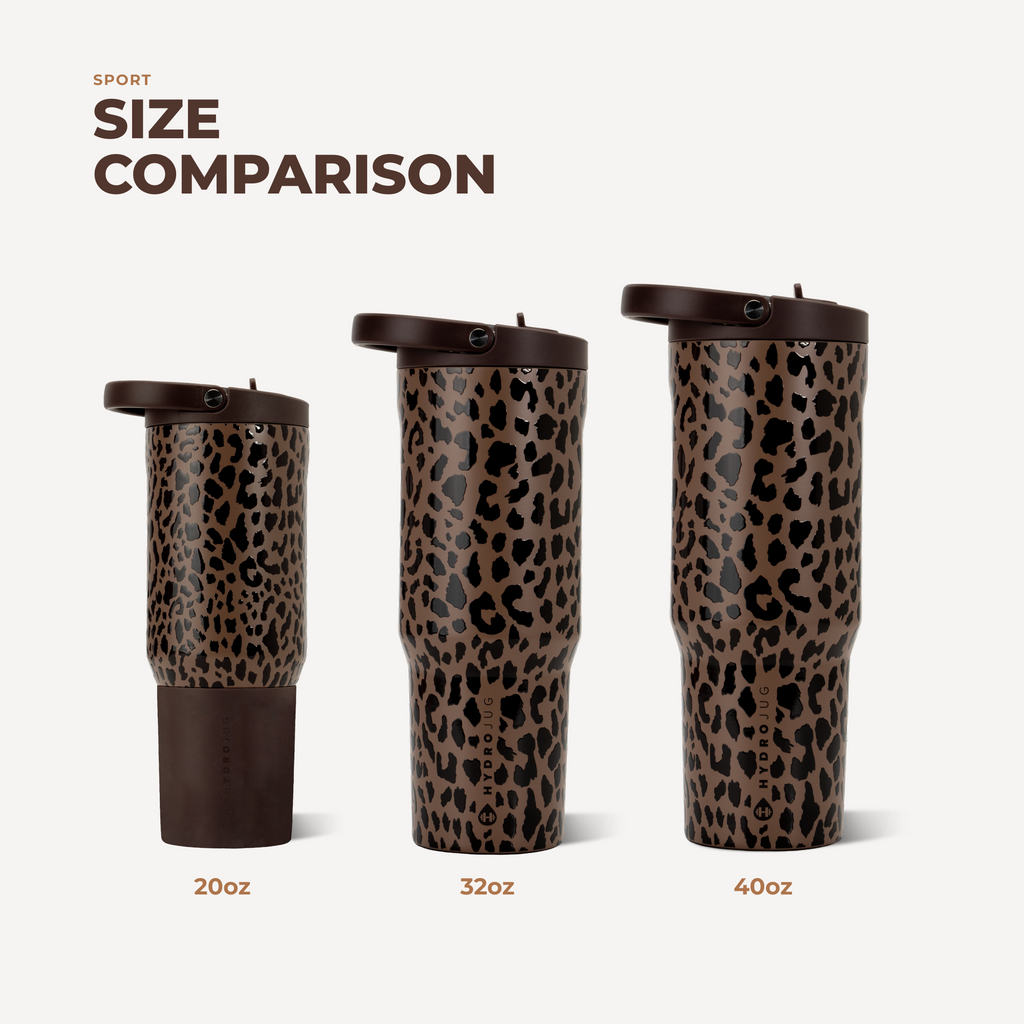 Sport 32oz - Brown Leopard